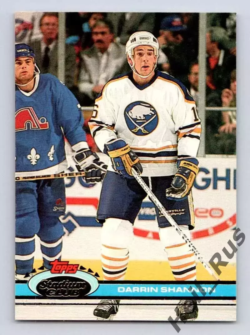 Карточка Darrin Shannon/Дэррин Шэннон (Buffalo Sabres/Баффало Сейбрз) НХЛ/NHL