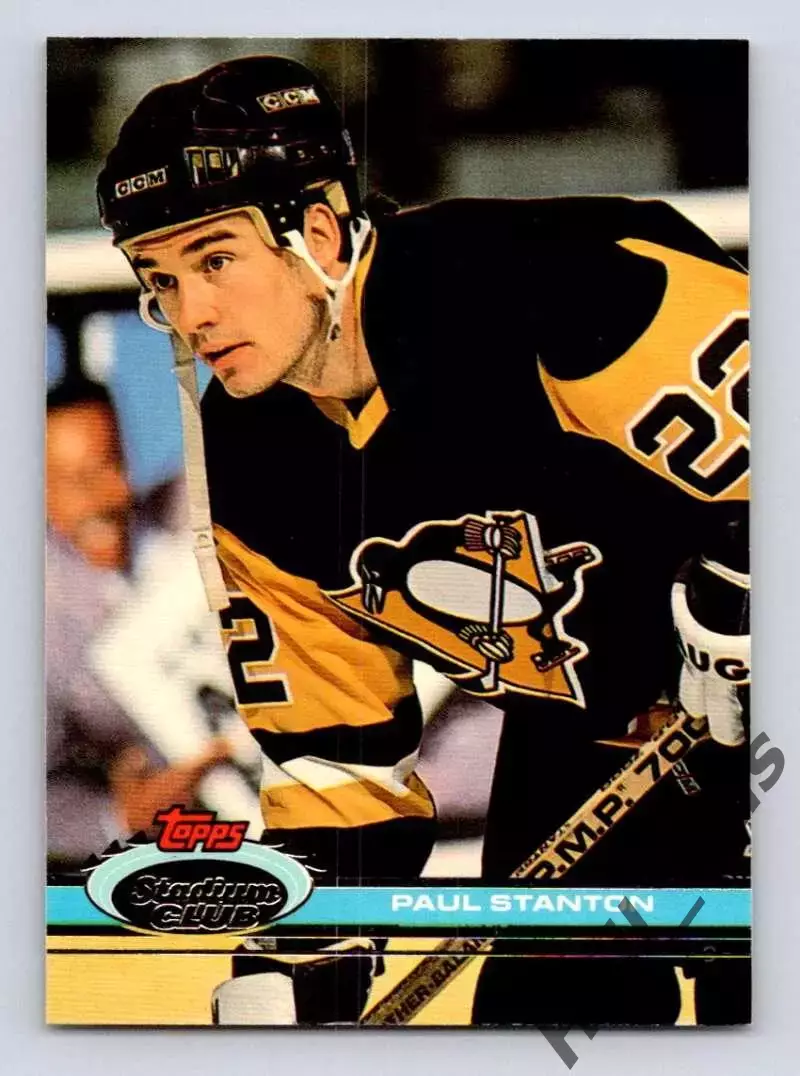 Карточка Paul Stanton/Пол Стэнтон Pittsburgh Penguins/Питтсбург Пингвинз NHL/НХЛ