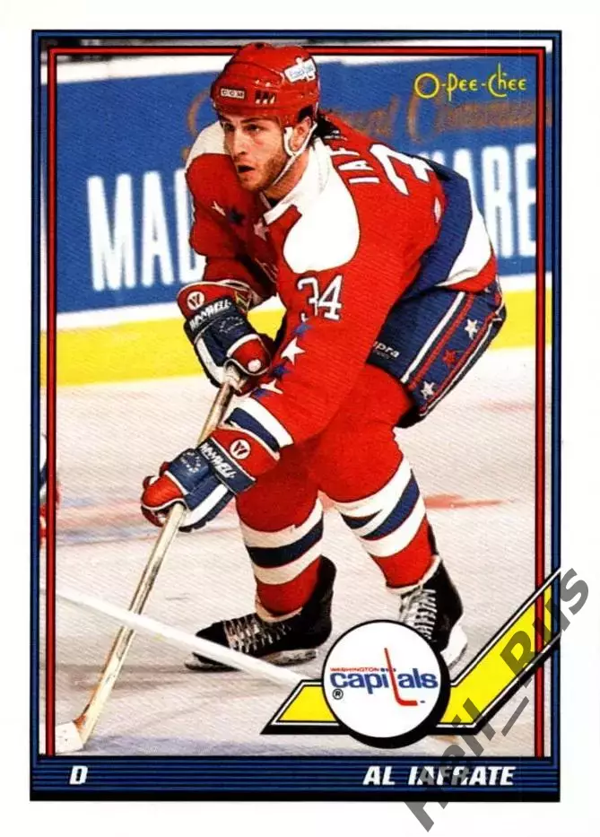 Карточка Al Iafrate/Эл Айэфрейти Washington Capitals/Вашингтон Кэпиталз НХЛ/NHL