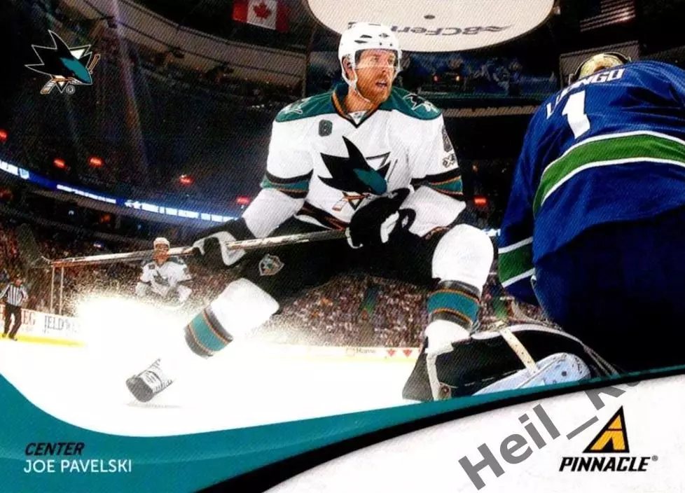 Карточка Джо Павелски San Jose Sharks/Сан-Хосе Шаркс, Динамо Минск НХЛ/NHL, КХЛ
