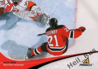 Хоккей Карточка Маттиас Теденбю (Нью-Джерси Девилз, Витязь/Динамо Минск) НХЛ/КХЛ