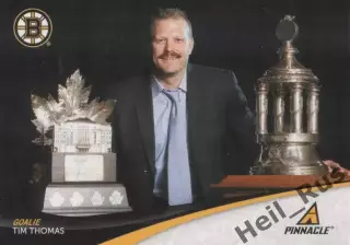 Хоккей Карточка Tim Thomas/Тим Томас Boston Bruins/Бостон Брюинз НХЛ/NHL 2011/12