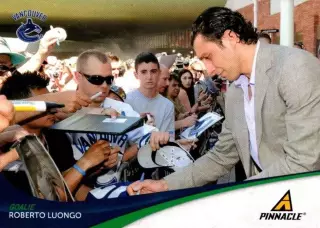 Карточка Roberto Luongo/Роберто Луонго Vancouver Canucks/Ванкувер Кэнакс НХЛ/NHL