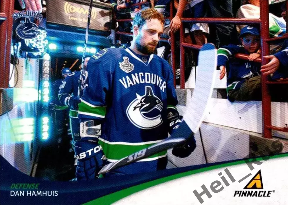 Хоккей Карточка Dan Hamhuis/Дэн Хэмьюс Vancouver Canucks/Ванкувер Кэнакс NHL НХЛ