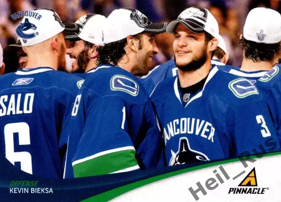 Карточка Kevin Bieksa/Кевин Биекса (Vancouver Canucks/Ванкувер Кэнакс) НХЛ/NHL