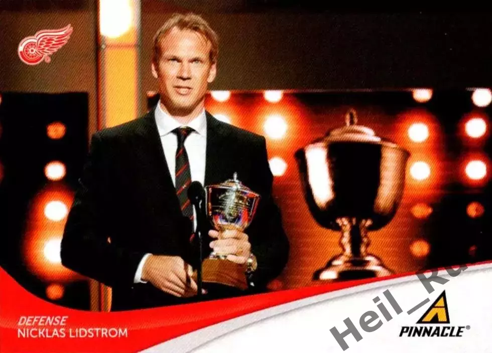 Карточка Nicklas Lidstrom/Никлас Лидстрем (Detroit Red Wings/Детройт) НХЛ / NHL