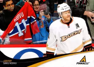 Хоккей Карточка Saku Koivu/Саку Койву Anaheim Ducks/Анахайм Дакс НХЛ/NHL 2011/12