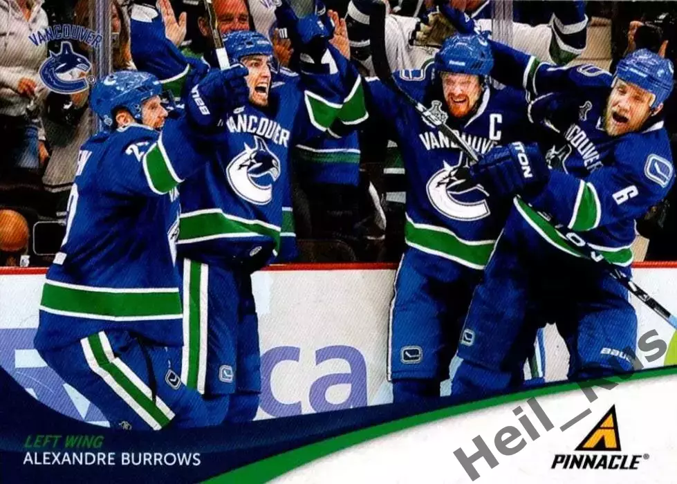Хоккей. Карточка Александр Бэрроуз (Vancouver Canucks/Ванкувер Кэнакс) NHL/НХЛ
