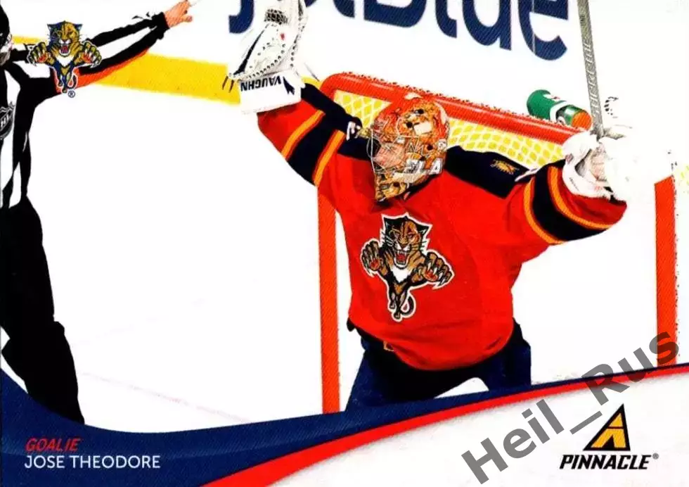 Хоккей. Карточка Jose Theodore/Жозе Теодор (Florida Panthers/Флорида) НХЛ/NHL
