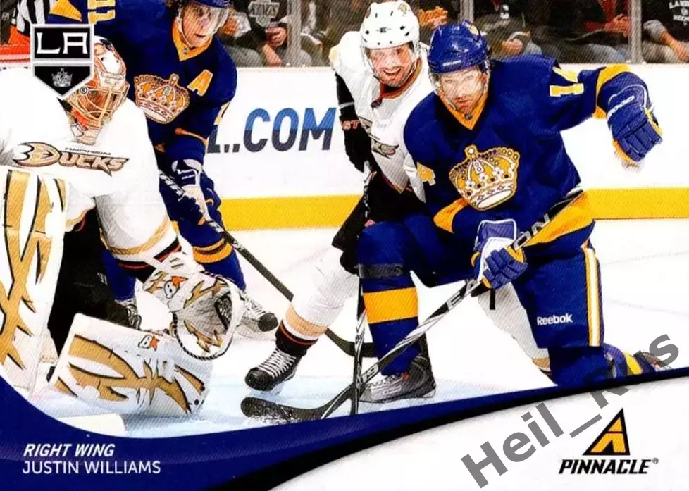 Хоккей. Карточка Джастин Уильямс (Los Angeles Kings/Лос-Анджелес Кингз) НХЛ/NHL