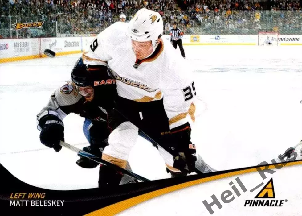 Хоккей; Карточка Matt Beleskey/Мэтт Белески (Anaheim Ducks/Анахайм Дакс) НХЛ/NHL