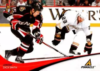 Хоккей. Карточка Zack Smith / Зак Смит (Ottawa Senators/Оттава Сенаторз) НХЛ/NHL