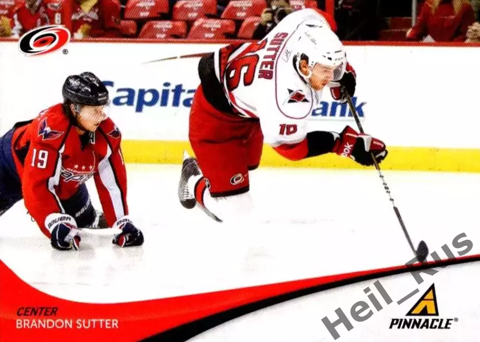 Хоккей. Карточка Брэндон Саттер Carolina Hurricanes/Каролина Харрикейнз НХЛ/NHL