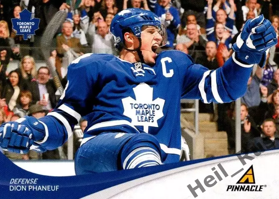 Хоккей; Карточка Dion Phaneuf/Дион Фанеф (Toronto Maple Leafs/Торонто) НХЛ/NHL