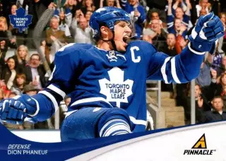 Хоккей; Карточка Dion Phaneuf/Дион Фанеф (Toronto Maple Leafs/Торонто) НХЛ/NHL
