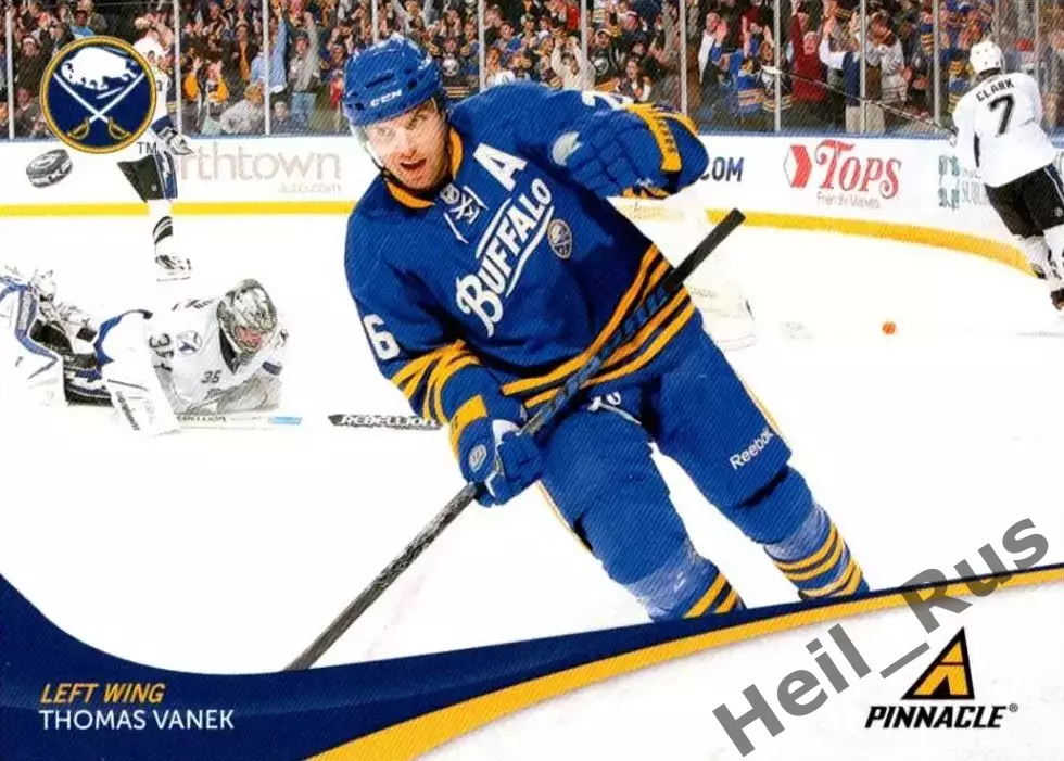 Хоккей. Карточка Thomas Vanek/Томас Ванек Buffalo Sabres/Баффало Сейбрз, НХЛ/NHL