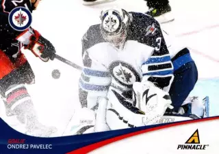 Карточка Ondrej Pavelec/Ондржей Павелец (Winnipeg Jets/Виннипег Джетс) НХЛ/NHL