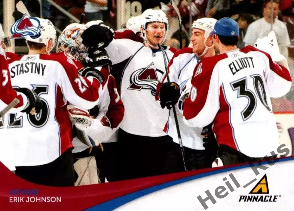 Карточка Erik Johnson/Эрик Джонсон (Colorado Avalanche/Колорадо Эвеланш) НХЛ/NHL