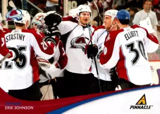 Карточка Erik Johnson/Эрик Джонсон (Colorado Avalanche/Колорадо Эвеланш) НХЛ/NHL