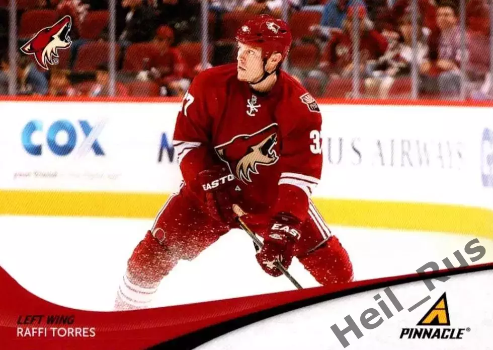 Хоккей Карточка Raffi Torres/Раффи Торрес Phoenix Coyotes/Финикс Койотис НХЛ/NHL