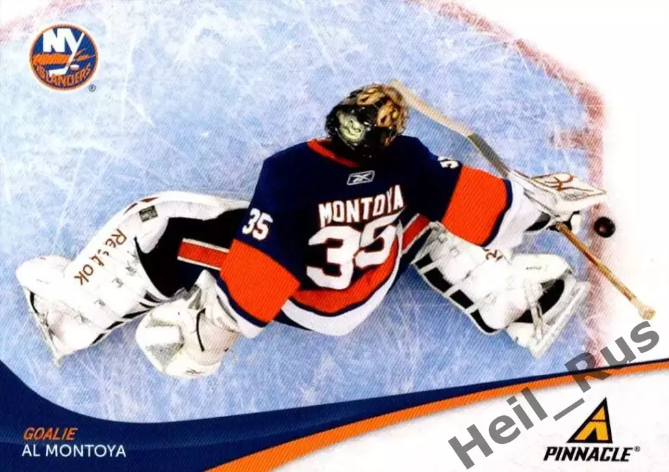 Карточка Al Montoya / Эл Монтойя (New York Islanders/Нью-Йорк Айлендерс) НХЛ/NHL