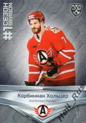 Хоккей. Карточка Корбиниан Хольцер (Автомобилист Екатеринбург) КХЛ сезон 2020/21