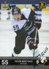Хоккей. Карточка Егор Мартынов (Трактор Челябинск) КХЛ/KHL 8 сезон 2015/16