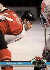 Хоккей. Карточка Ron Sutter/Рон Саттер (Philadelphia Flyers/Филадельфия) НХЛ/NHL