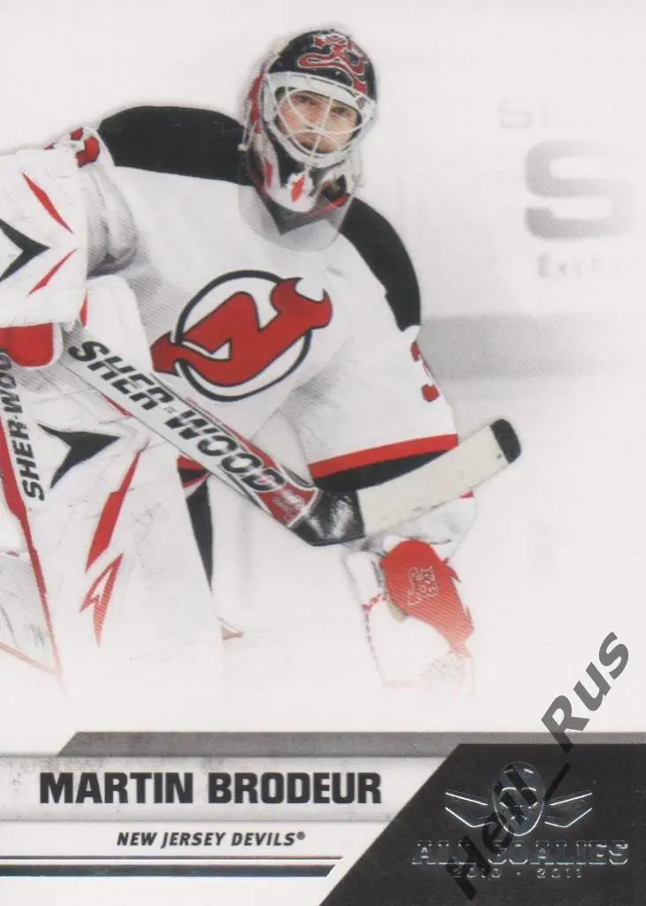 Карточка Martin Brodeur/Мартин Бродер (New Jersey Devils / Нью-Джерси) НХЛ/NHL
