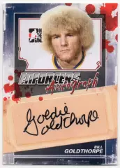 Хоккей Карточка автограф Bill Goldthorpe/Билл Голдторп Миннесота ВХА/WHA НХЛ/NHL