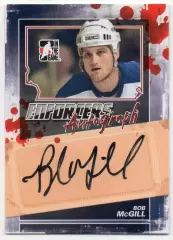 Карточка автограф Боб Макгилл (Toronto Maple Leafs/Торонто Мейпл Лифс) НХЛ/NHL