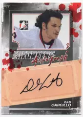 Карточка автограф Даниэль Карсилло (Chicago Blackhawks/Чикаго Блэкхокс) НХЛ/NHL