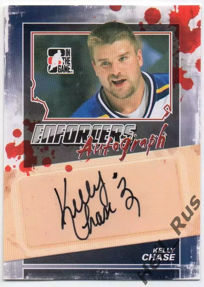Карточка автограф Kelly Chase/Келли Чейз St. Louis Blues/Сент-Луис Блюз НХЛ/NHL