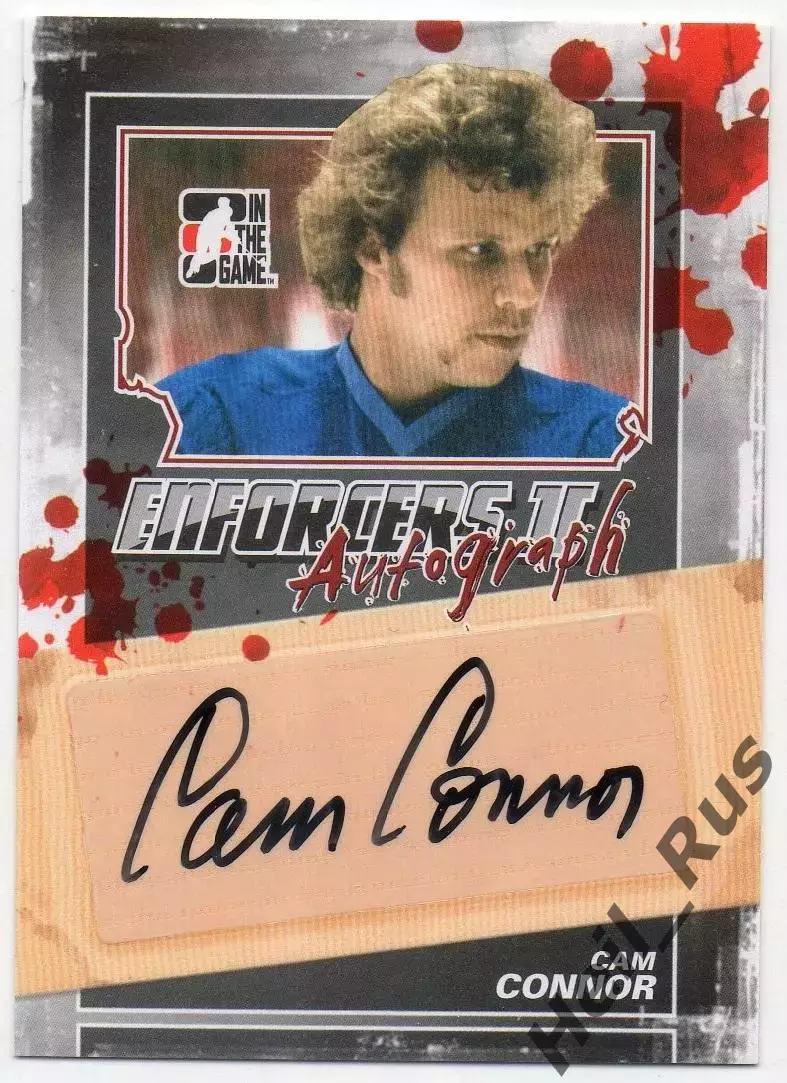 Хоккей. Карточка автограф Кэм Коннор Houston Aeros/Хьюстон Аэрос WHA/ВХА NHL/НХЛ