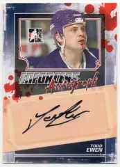 Карточка автограф Todd Ewen/Тодд Юэн Anaheim Mighty Ducks/Анахайм Дакс НХЛ/NHL