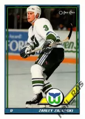 Карточка Z. Zalapski/Зарли Залапски (Hartford Whalers/Хартфорд Уэйлерс) НХЛ/NHL