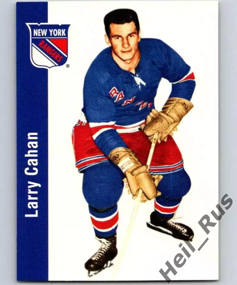Карточка Larry Cahan/Ларри Кахан (New York Rangers/Нью-Йорк Рейнджерс) НХЛ/NHL