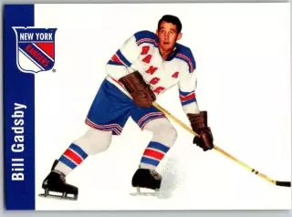 Карточка Bill Gadsby/Билл Гэдсби (New York Rangers/Нью-Йорк Рейнджерс) НХЛ/NHL