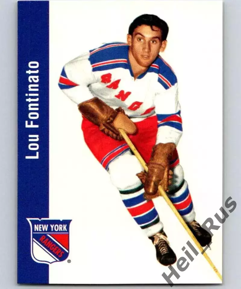 Карточка Lou Fontinato/Лу Фонтинато New York Rangers/Нью-Йорк Рейнджерс НХЛ/NHL