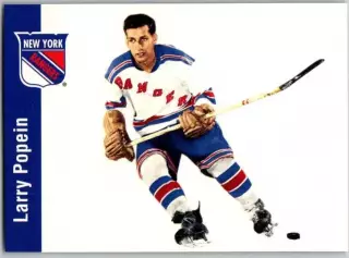 Карточка Larry Popein/Ларри Поуэйн (New York Rangers/Нью-Йорк Рейнджерс) НХЛ/NHL