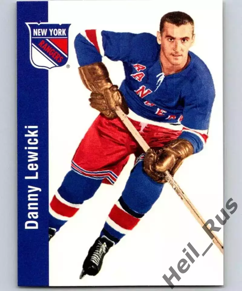 Карточка Danny Lewicki/Дэнни Левицки New York Rangers/Нью-Йорк Рейнджерс НХЛ/NHL