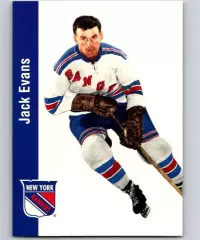 Карточка Jack Evans/Джек Эванс (New York Rangers/Нью-Йорк Рейнджерс) НХЛ/NHL