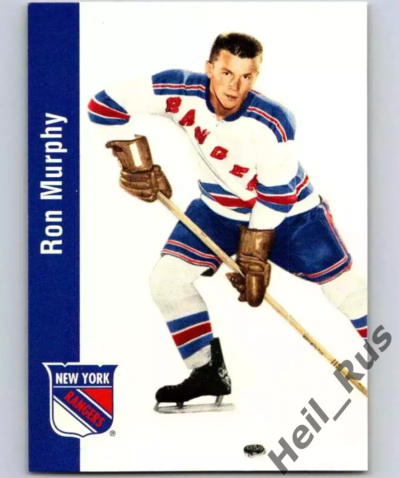 Хоккей Карточка Ron Murphy/Рон Мерфи New York Rangers/Нью-Йорк Рейнджерс НХЛ/NHL