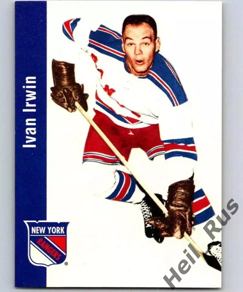 Карточка Ivan Irwin/Иван Ирвин (New York Rangers/Нью-Йорк Рейнджерс) НХЛ/NHL