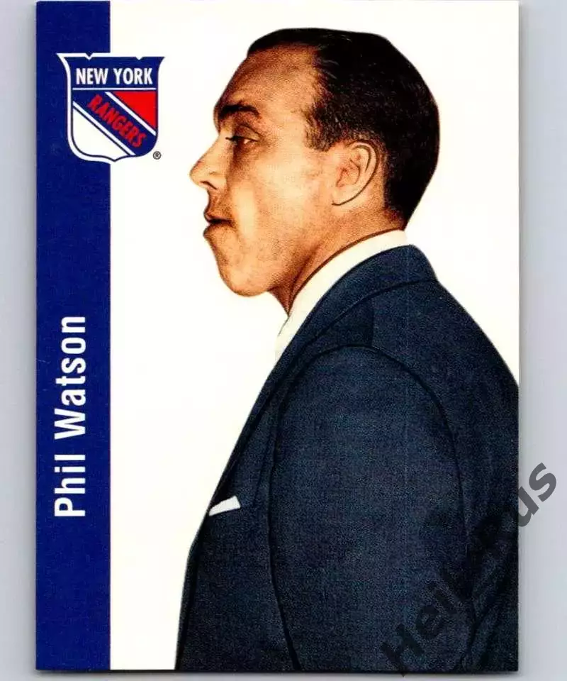 Карточка Phil Watson/Фил Уотсон (New York Rangers/Нью-Йорк Рейнджерс) НХЛ/NHL