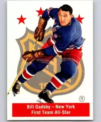 Карточка Bill Gadsby/Билл Гэдсби (New York Rangers/Нью-Йорк Рейнджерс) НХЛ/NHL