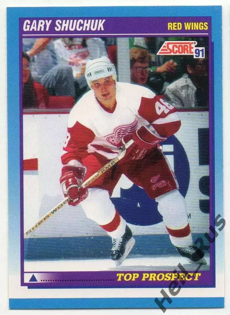 Карточка Gary Shuchuk/Гэри Шучак (Detroit Red Wings/Детройт Ред Уингз) НХЛ/NHL
