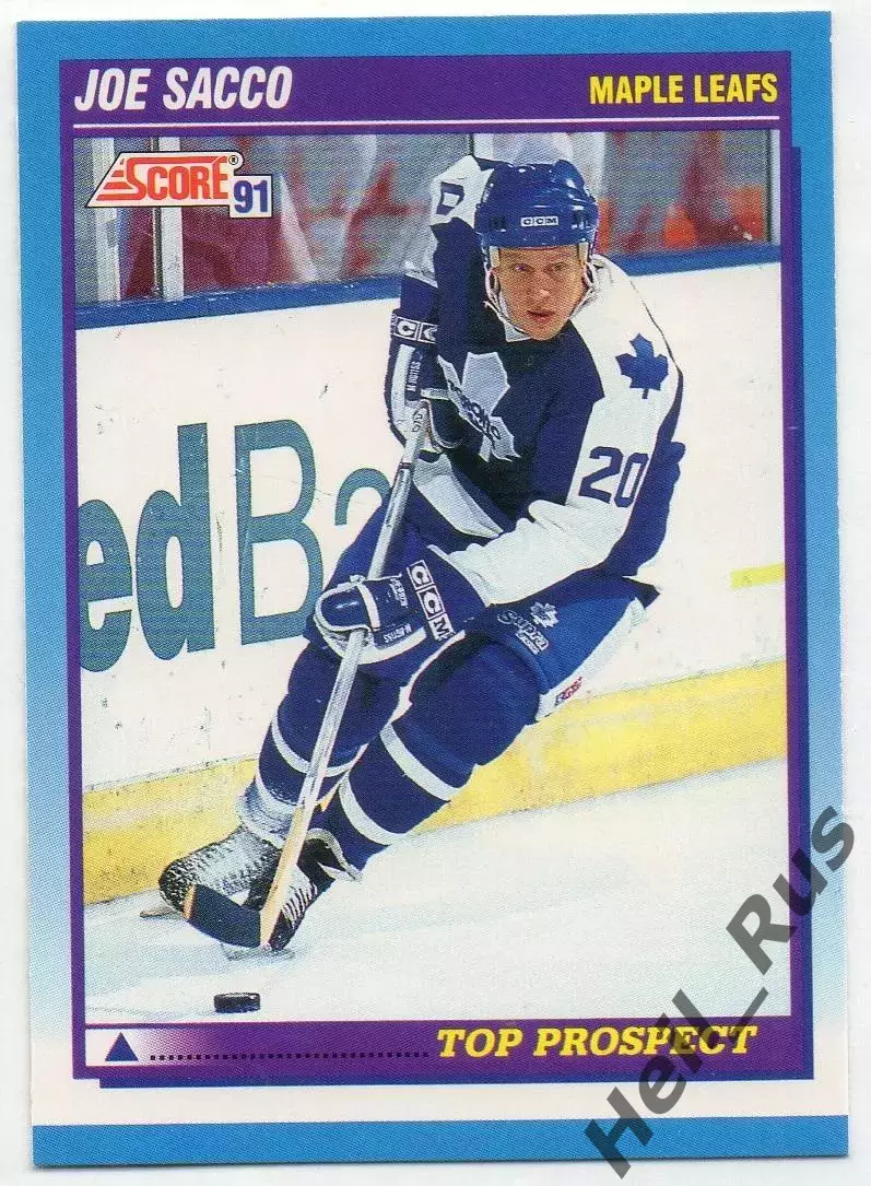 Карточка Joe Sacco/Джозеф Сакко (Toronto Maple Leafs/Торонто Мейпл Лифс) НХЛ/NHL