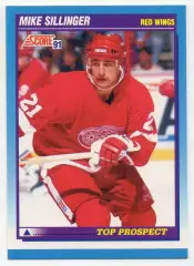 Хоккей Карточка Mike Sillinger/Майк Силлинджер Detroit Red Wings/Детройт NHL/НХЛ