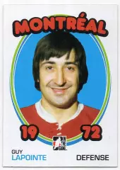 Карточка Guy Lapointe/Ги Лапуэнт (Montreal Canadiens/Монреаль Канадиенс) НХЛ/NHL